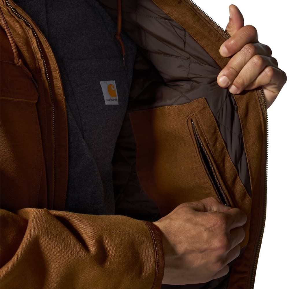 Carhartt M's Washed Duck Insulated Active Jacket Red Duck, view: 3