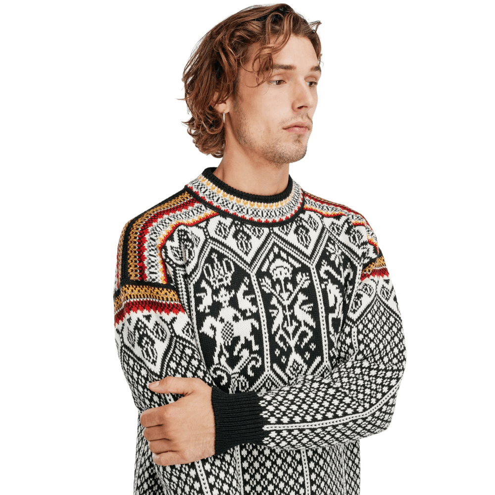 M's 1994 Sweater Black Mustard Offwhite, view: 2