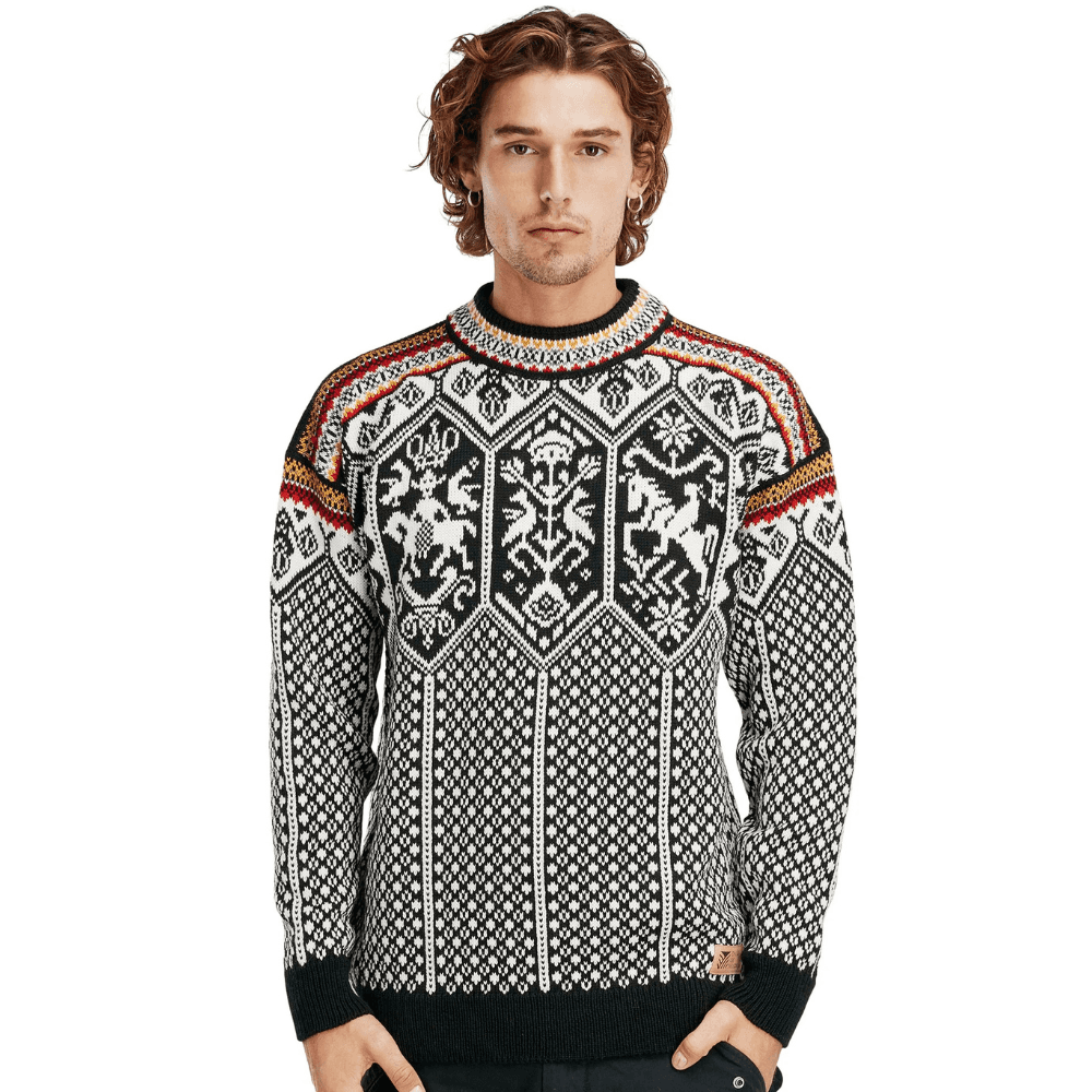 M's 1994 Sweater Black Mustard Offwhite, view: 1