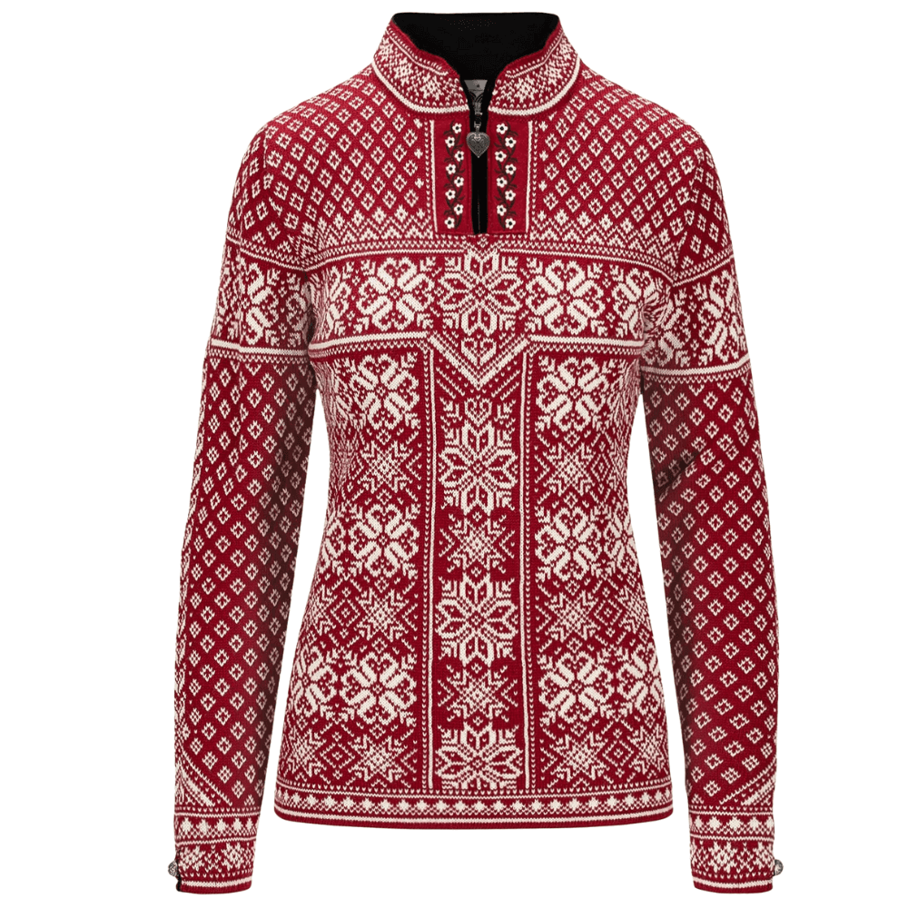 W's Peace Fem Sweater Redrose Offwhite, view: 0
