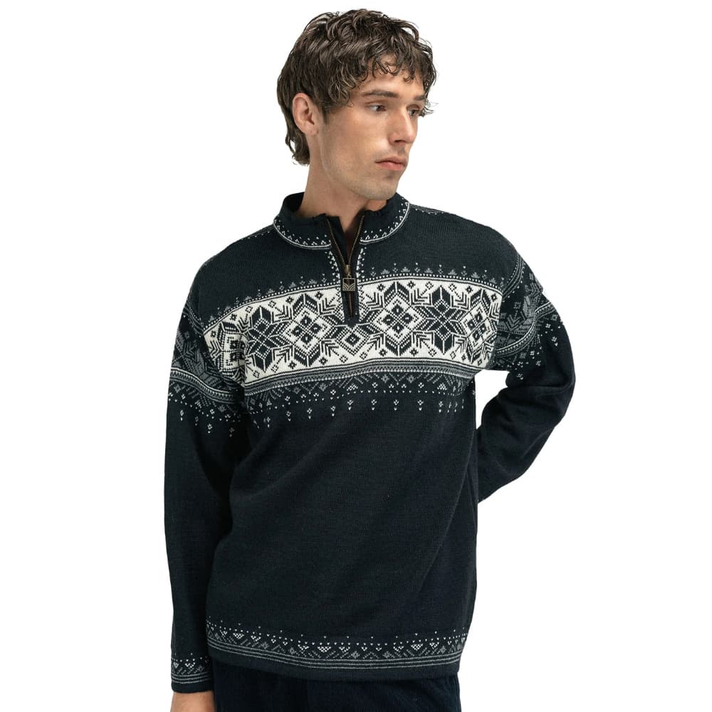 M's Blyfjell Sweater Black smoke Offwhite Light Charcoal, view: 2