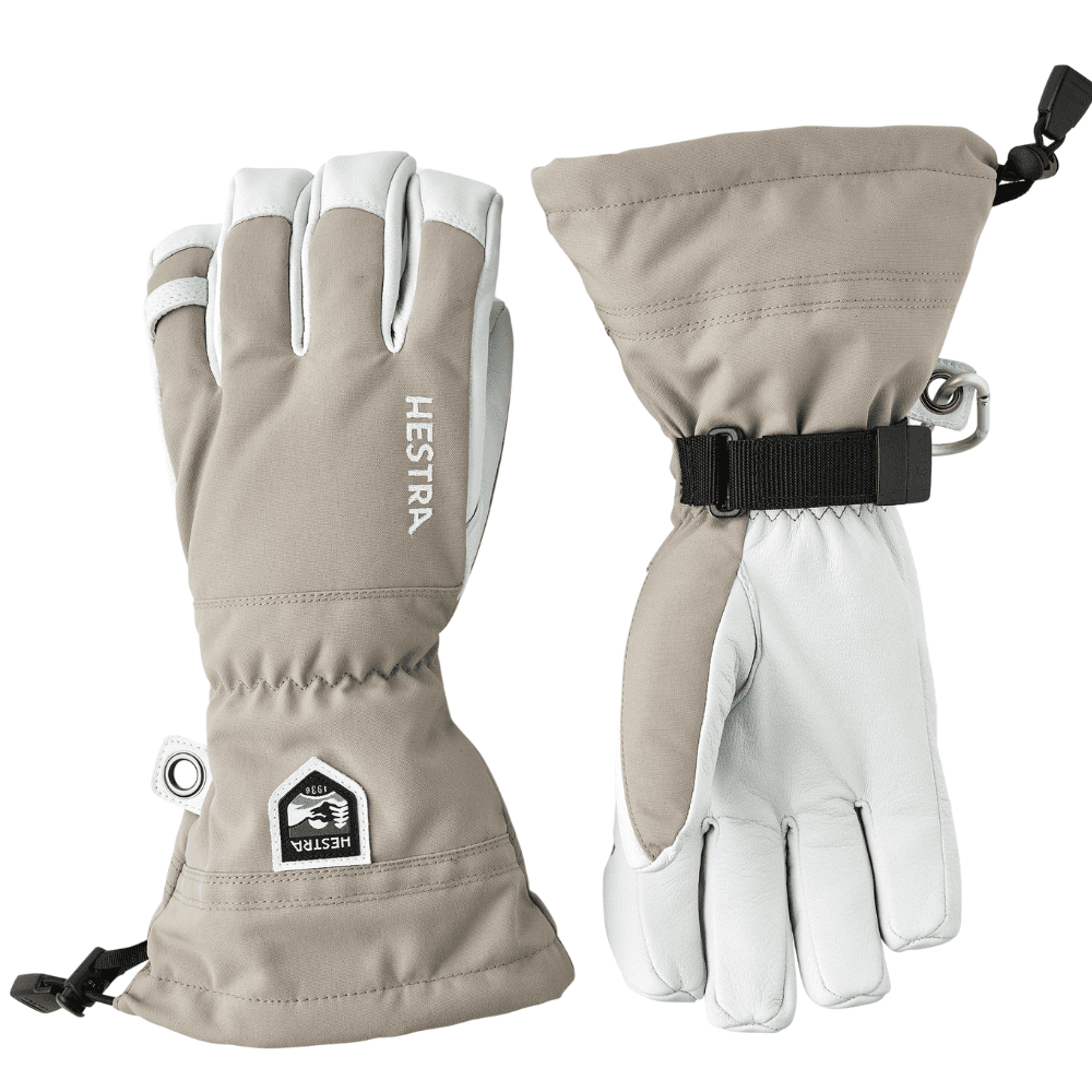 Army Leather Heli Ski 5 Finger Unisex Khaki, view: 0