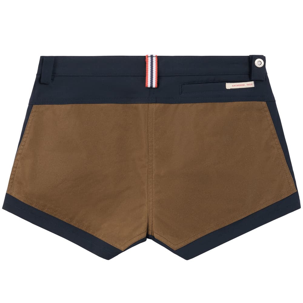 3Incher Field Shorts Womens Faded Navy/Tan, view: 1