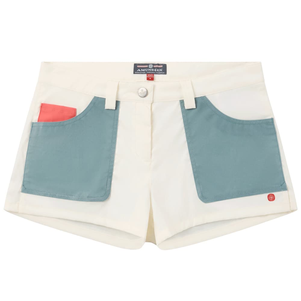 3Incher Field Shorts Womens Offwhite/Stormy Blue, view: 0