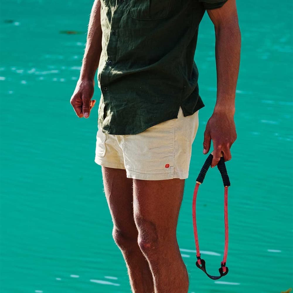 5Incher Concord G.Dyed Shorts Mens Willow Green, view: 2