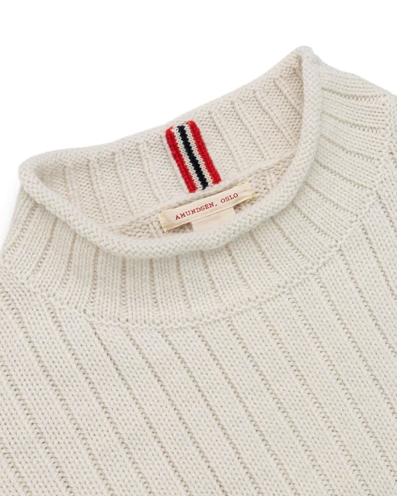Roalda Roll Neck Womens Oatmeal, view: 3