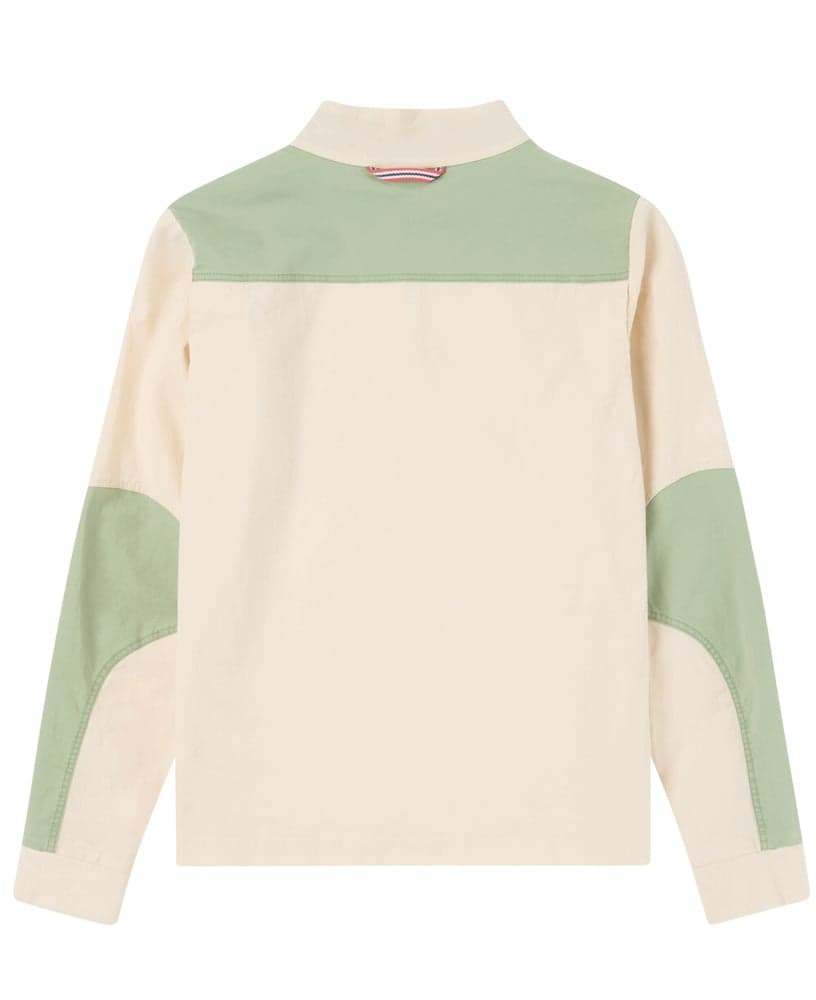 Ditch-Hiker Pullover Womens Oatmeal/Faded Willow Green, view: 2