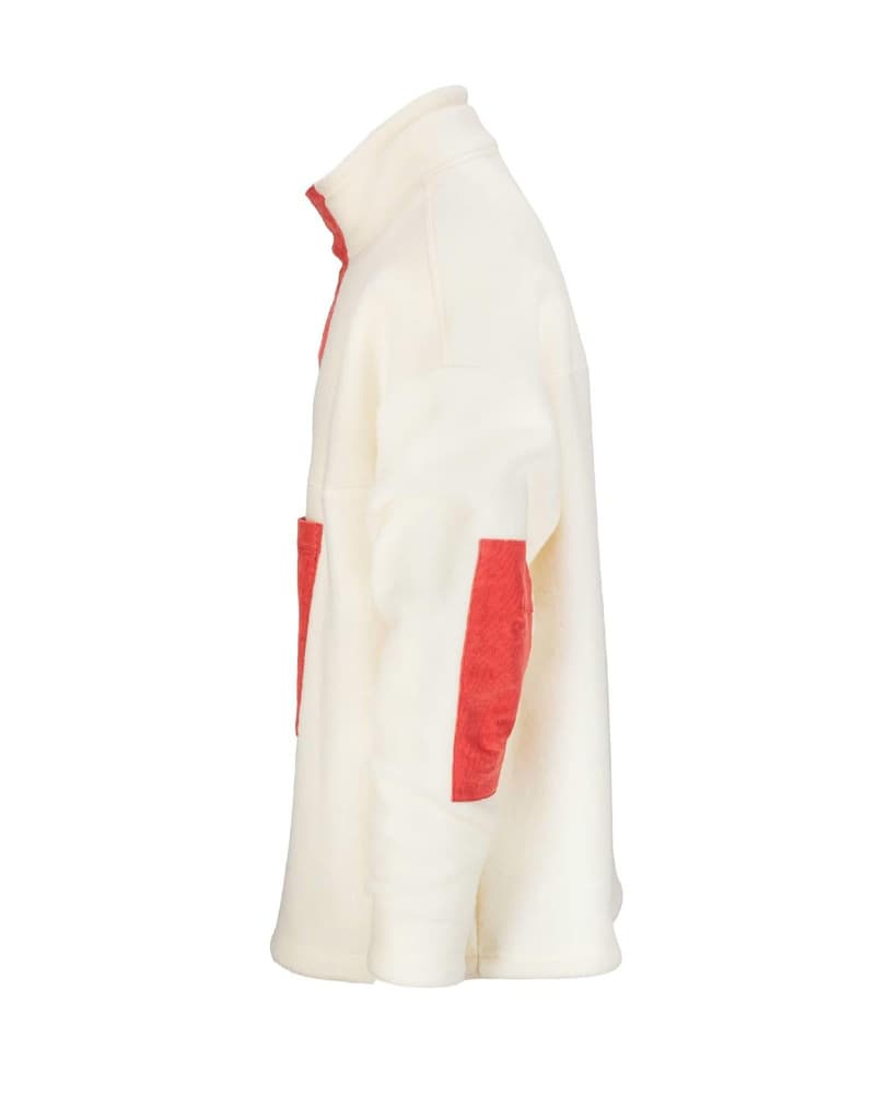 V-Bond Cord Fleece Mens Natural/Weathered Red, view: 2