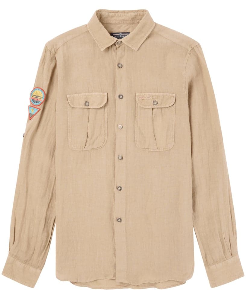 Safari Linen Shirt Mens Desert, view: 0