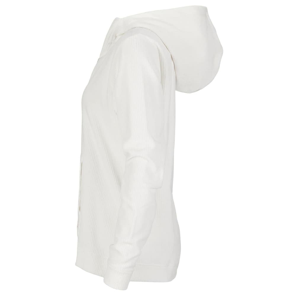 Comfy Cord Hood Womens White, view: 2