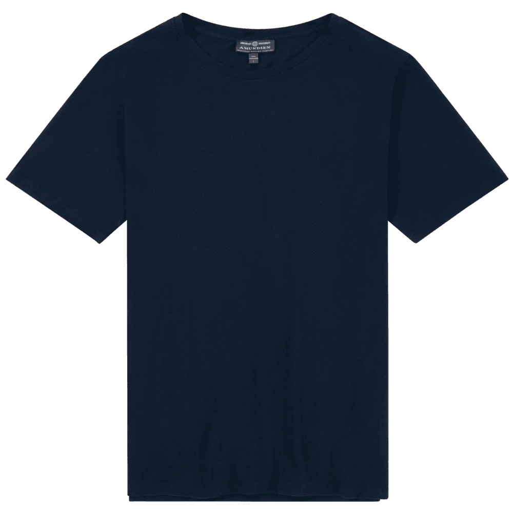 Linen Tee Mens Faded Navy, view: 0