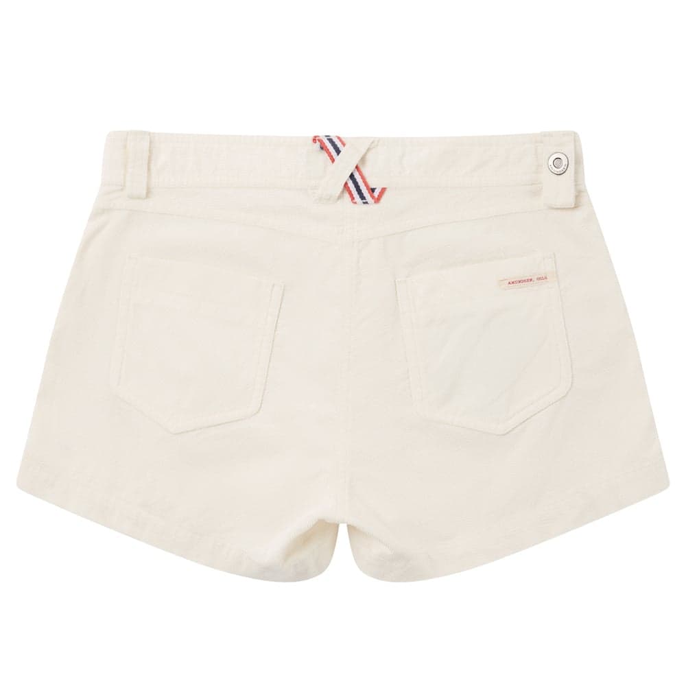 4Incher Wild Velvet Shorts Womens White, view: 1
