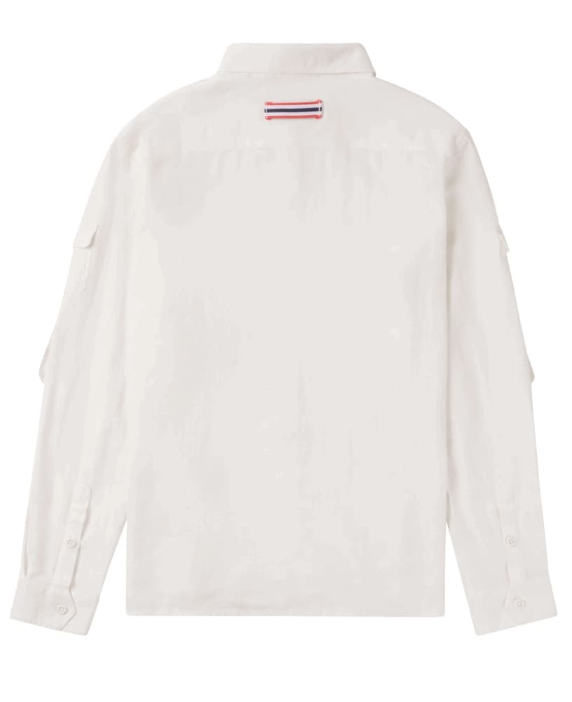 Traveller's Linen Shirt Womens White, view: 2