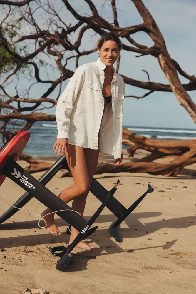 Traveller's Linen Shirt Womens White, view: 1