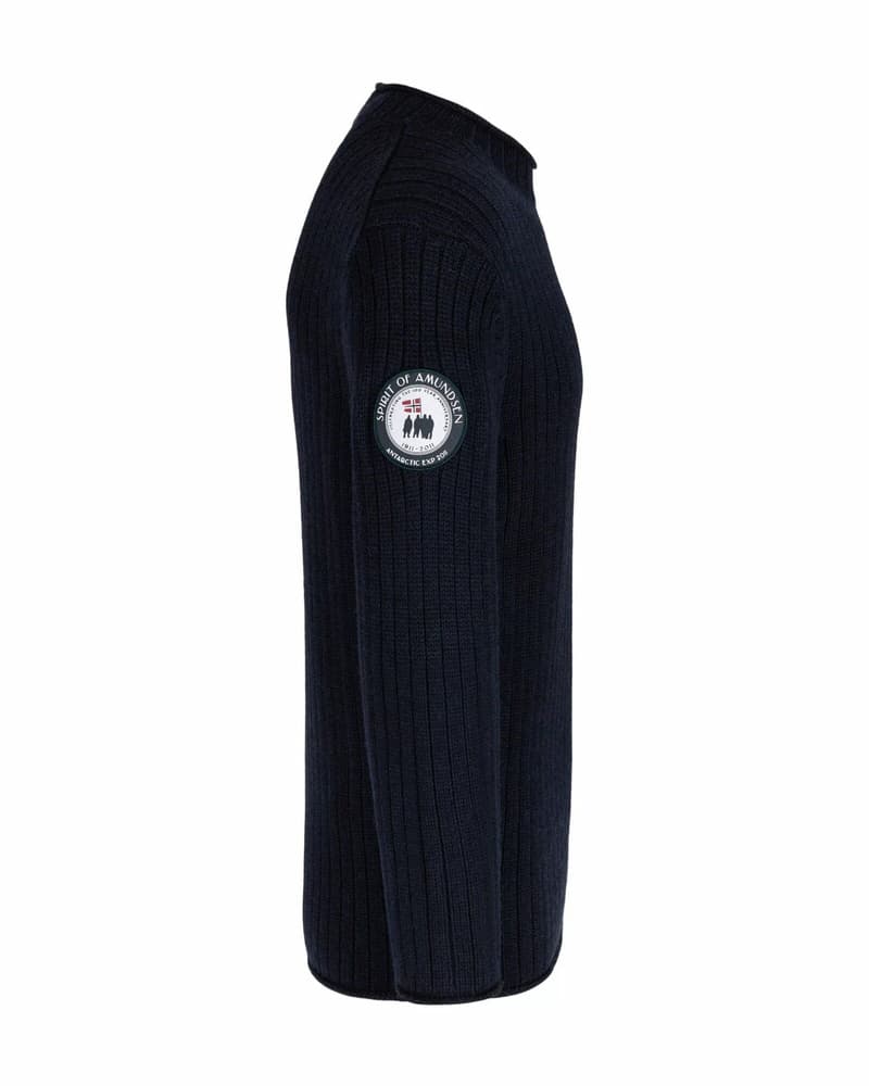 Roald Roll Neck Mens Faded Navy, view: 3