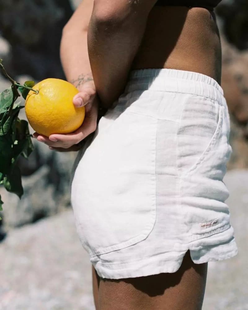 Safari Linen Shorts Womens Natural, view: 7