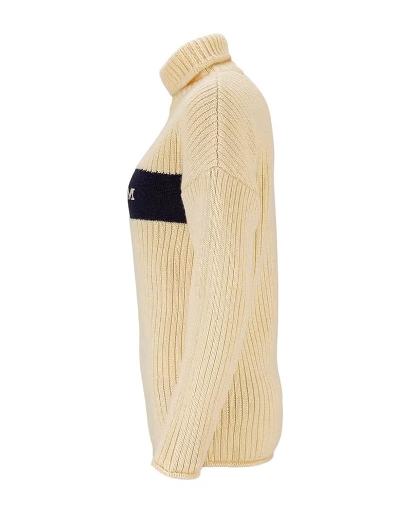 Heroes Ski Turtle Neck Womens Natural/Navy, view: 2