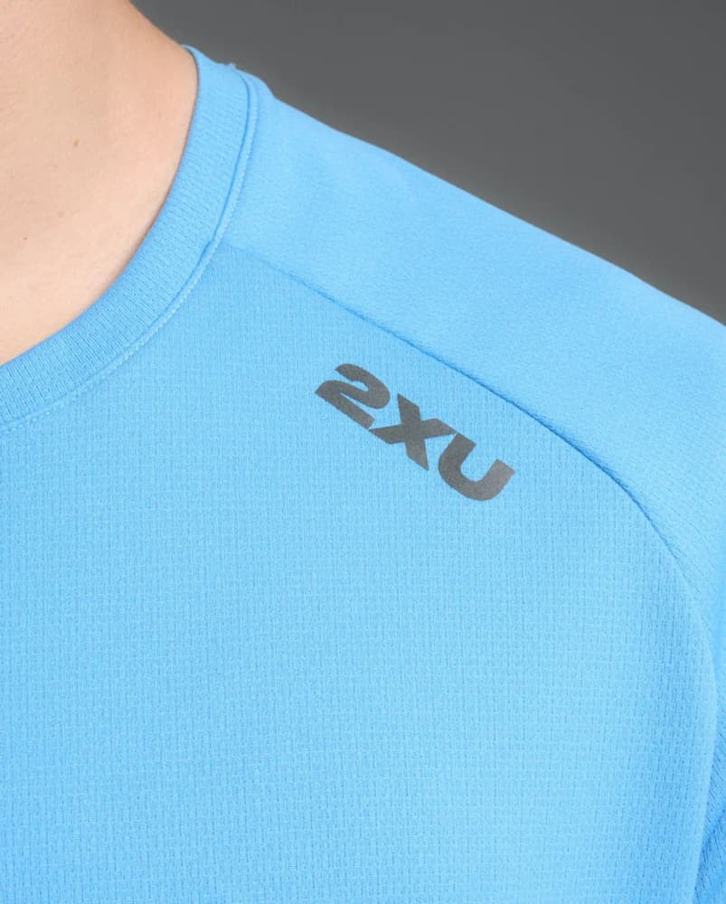 Aero Tee M´s Azure Blue / Black Reflective, view: 4