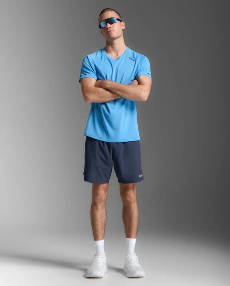 Aero Tee M´s Azure Blue / Black Reflective, view: 3