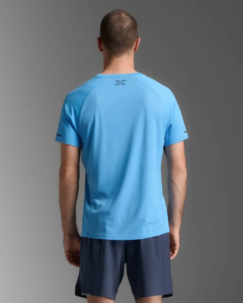Aero Tee M´s Azure Blue / Black Reflective, view: 1