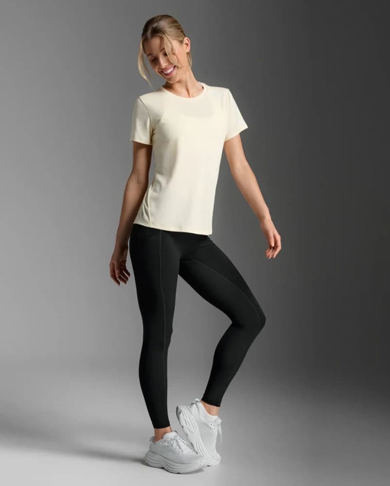 Aero Tee W´s Pixel Lemon / White Reflective, view: 2
