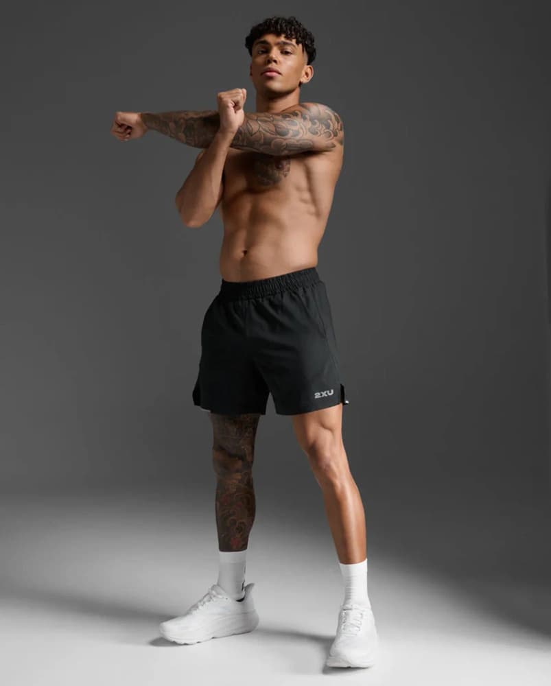 Aero 5 Inch Shorts M´s Black / Silver Reflective, view: 5