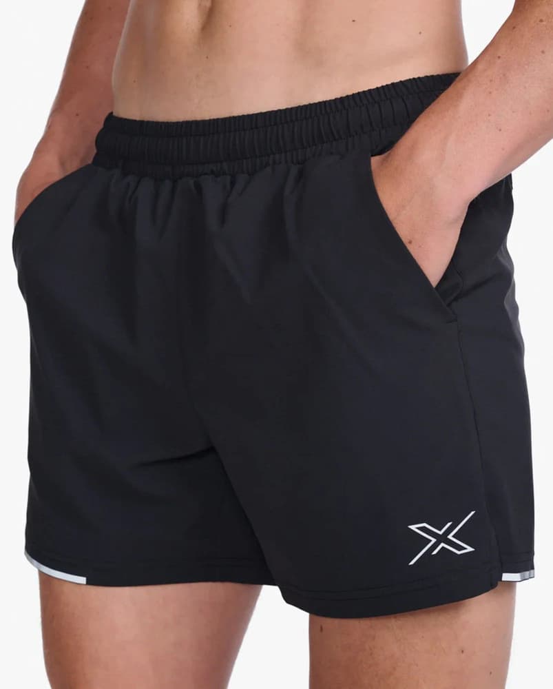 Aero 5 Inch Shorts M´s Black / Silver Reflective, view: 3