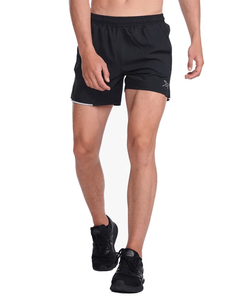 Aero 5 Inch Shorts M´s Black / Silver Reflective, view: 0