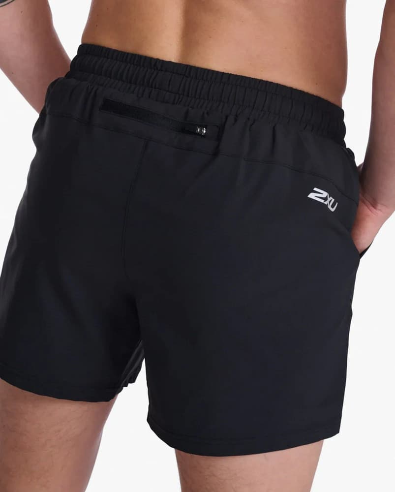Aero 5 Inch Shorts M´s Black / Silver Reflective, view: 4