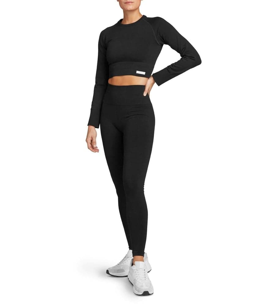 Sthlm Seamless Crop Wmn Black Beauty, view: 2