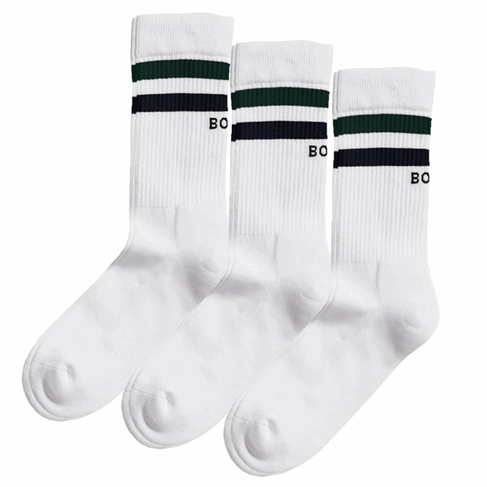 3p Core Crew Sock White, view: 0