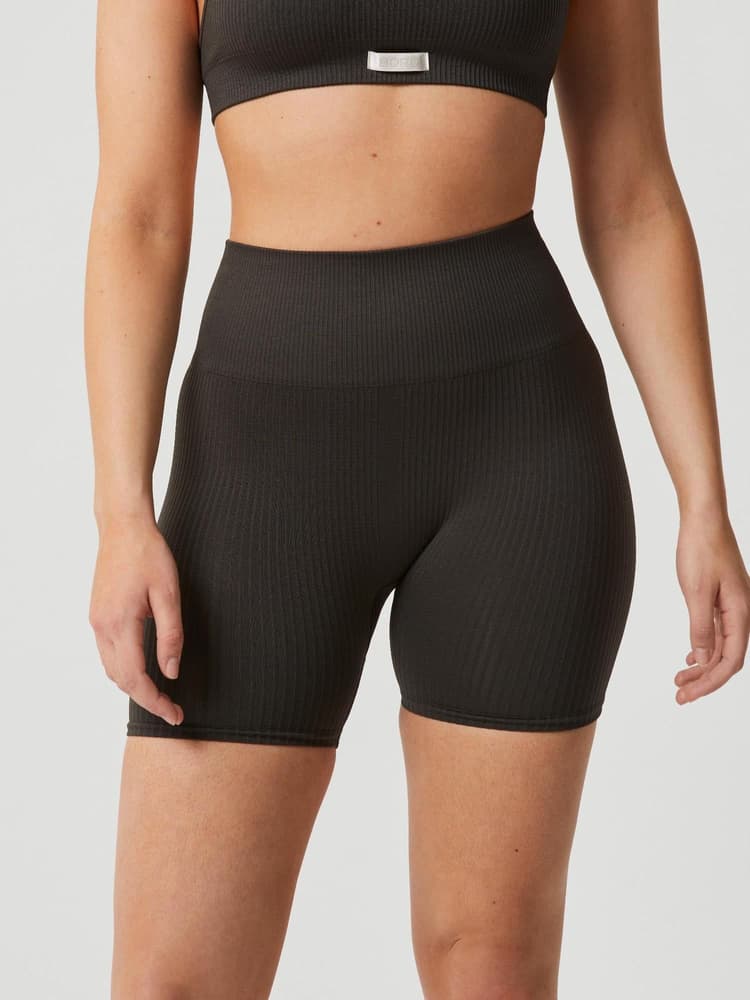Studio Seamless Rib Shorts Peat, view: 1