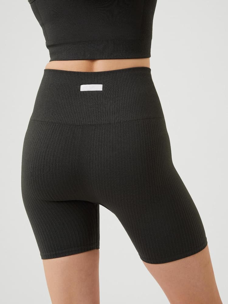 Studio Seamless Rib Shorts Peat, view: 2