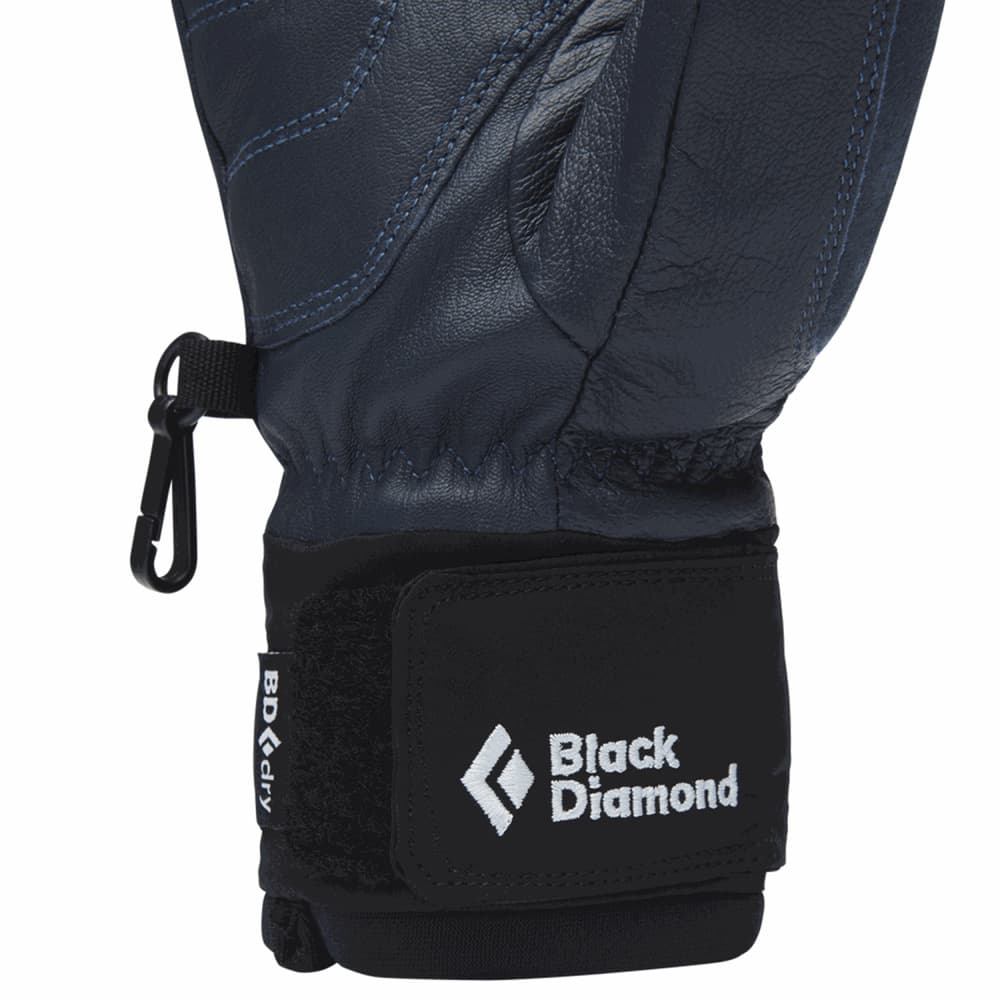 W Spark Mitts Charcoal - Belay Blue, view: 2