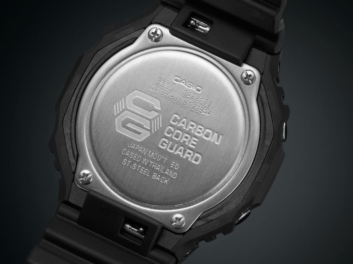 G-Shock GA-2100-1AER Svart, view: 3