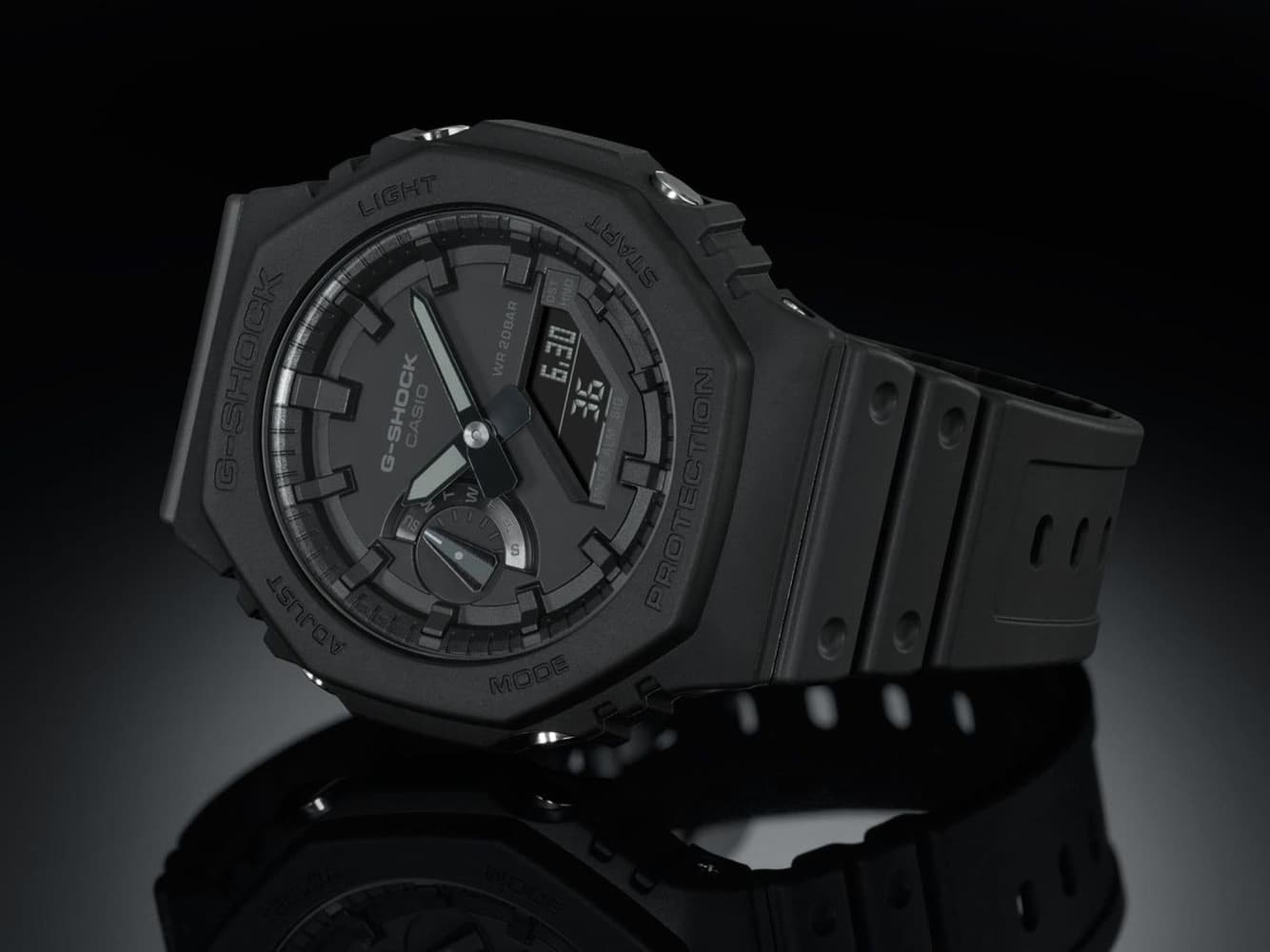 G-Shock GA-2100-1A1ER Svart, view: 1