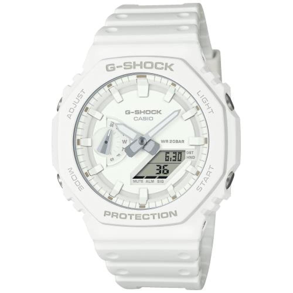 G-Shock GA-2100-7A7ER White, view: 0