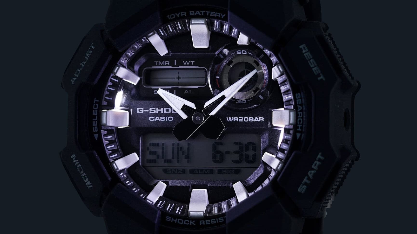 G-Shock GA-010-1AER Black, view: 6