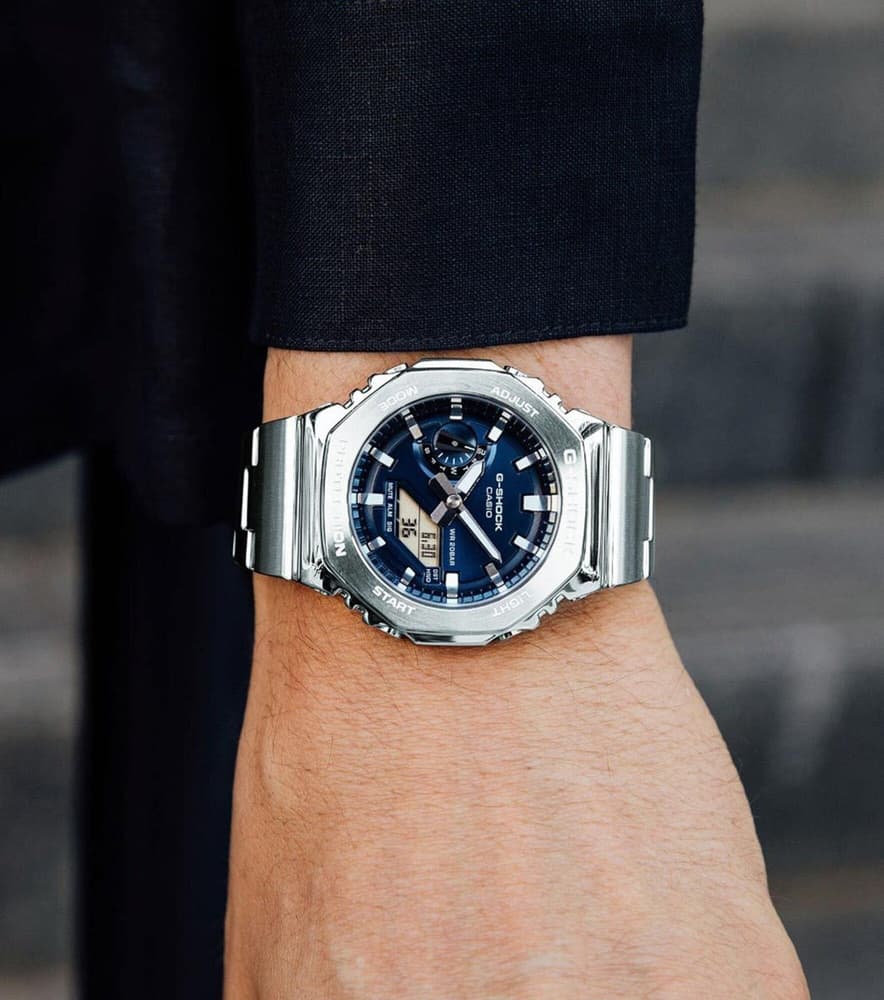 G-Shock GM-2110D-2BER Silver, view: 7