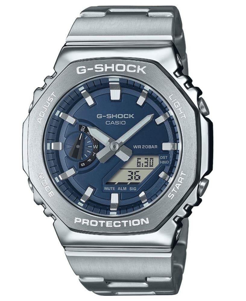 G-Shock GM-2110D-2BER Silver, view: 0