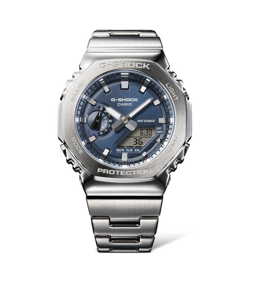 G-Shock GM-2110D-2BER Silver, view: 1