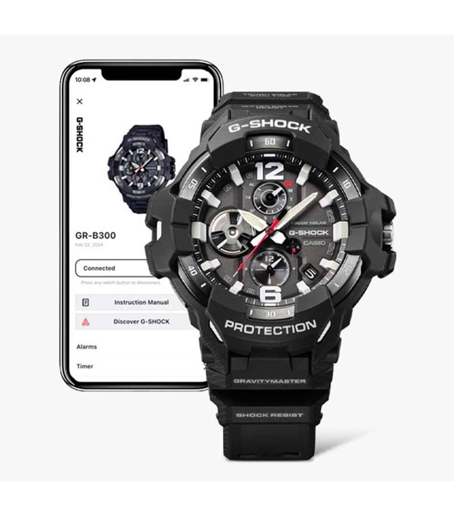 G-Shock Gravitymaster GR-B300-1AER Black, view: 2