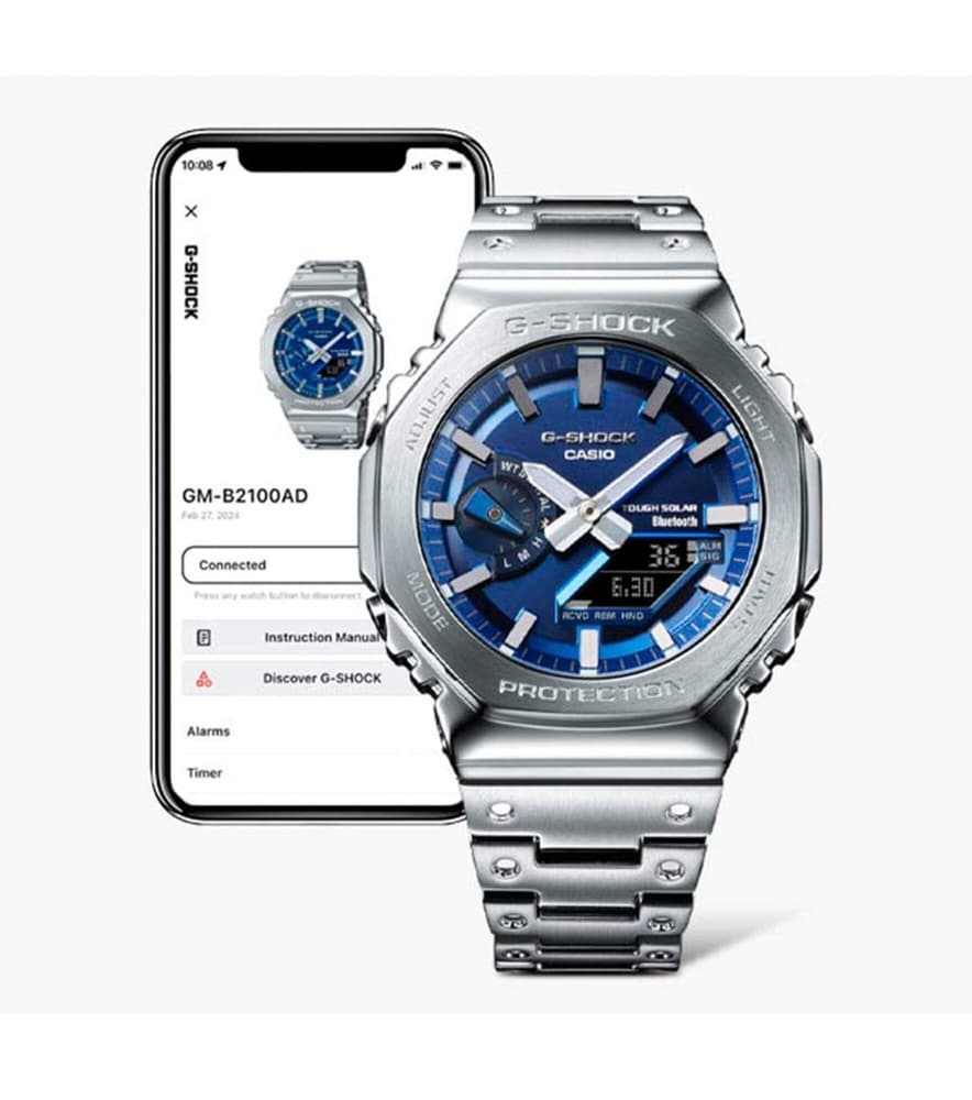 G-Shock GM-B2100AD-2AER Silver, view: 3