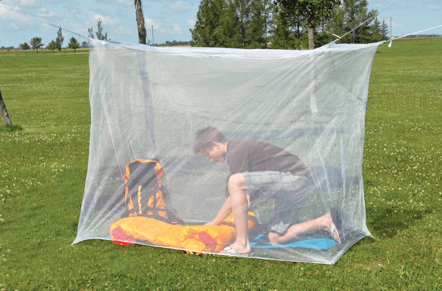 Rectangular Mosquito Net 81x200x150cm White, view: 1