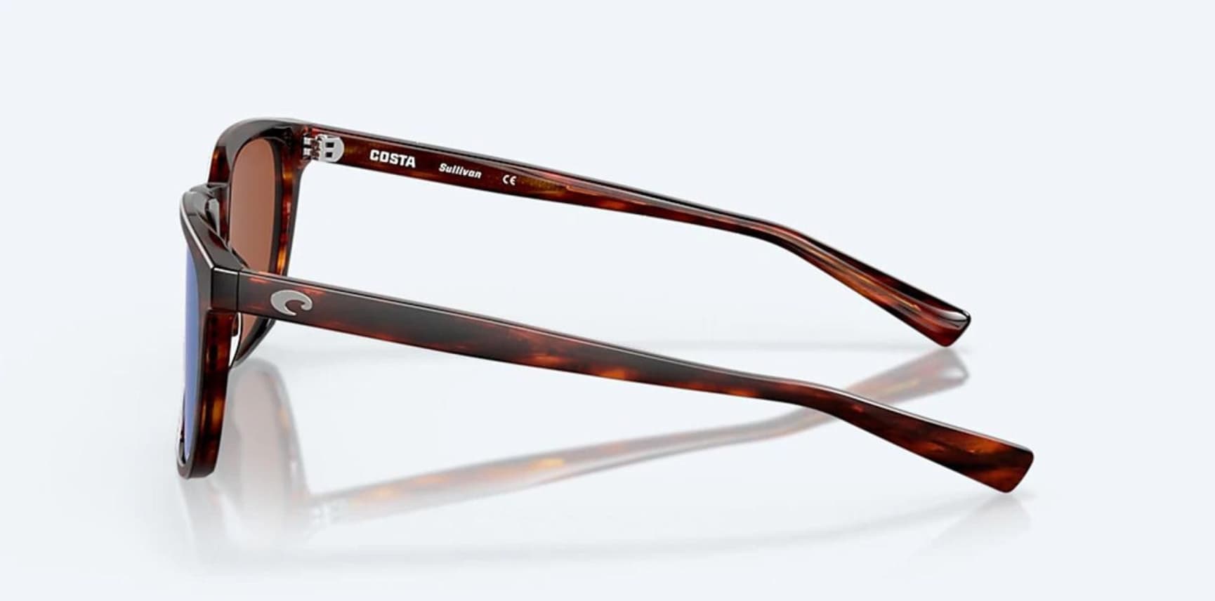 Sullivan Matte Tortoise Green Mirror, view: 2