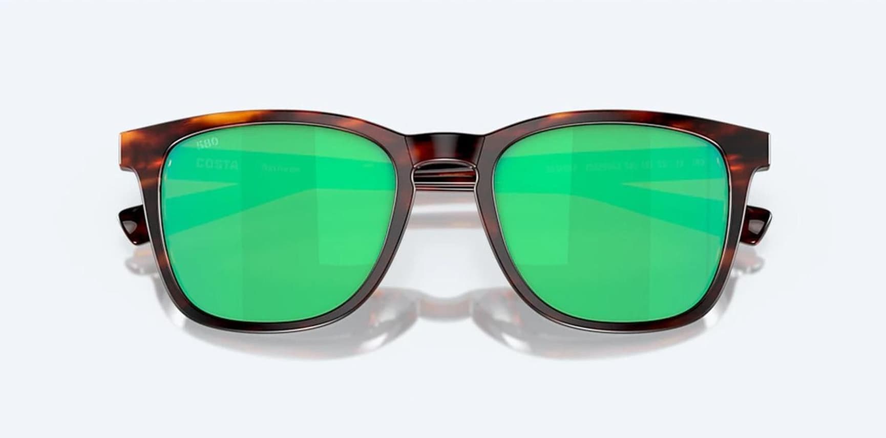 Sullivan Matte Tortoise Green Mirror, view: 4