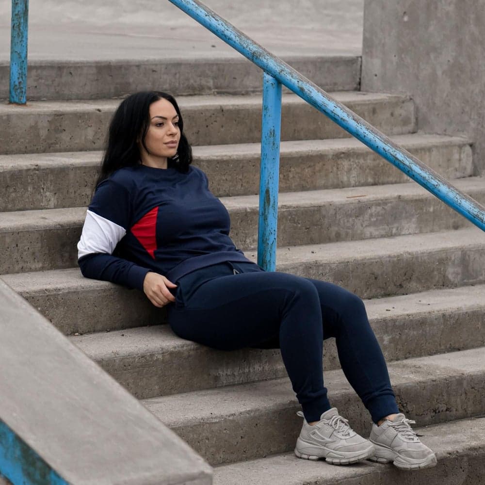 WOMEN LAKIN sweat pants Blå, view: 2