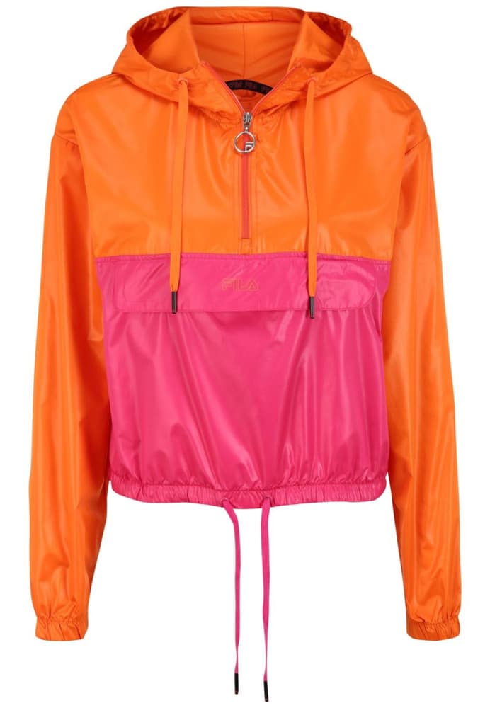 WOMEN PARI anorak Oransje/Lyseblå, view: 10
