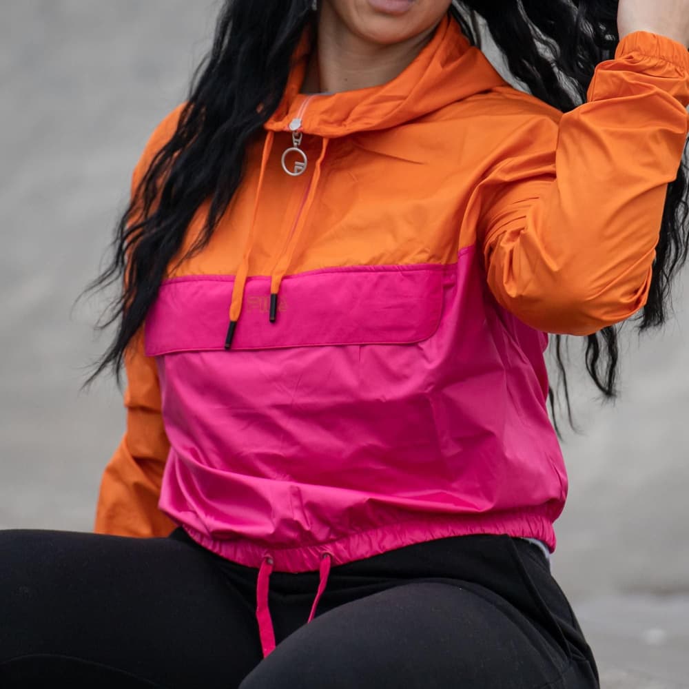 WOMEN PARI anorak Oransje/Lyseblå, view: 11