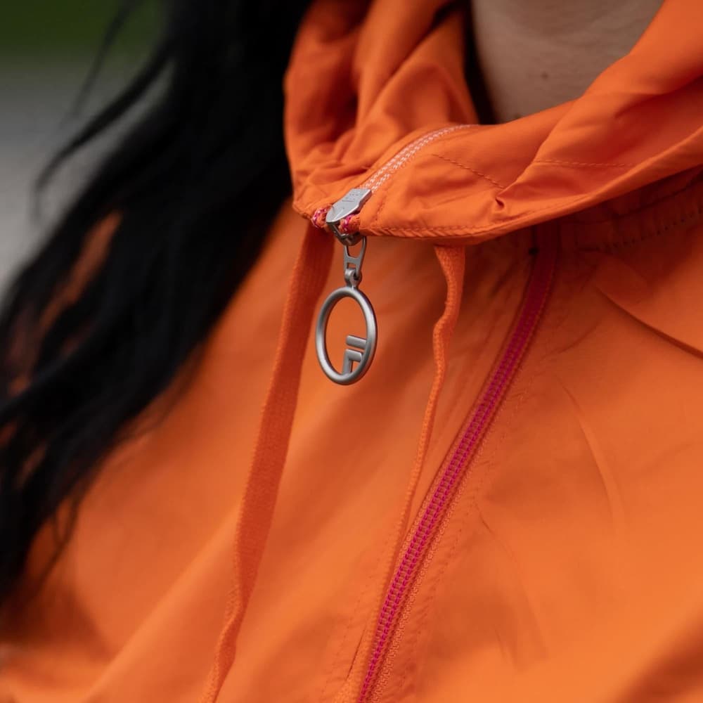 WOMEN PARI anorak Oransje/Lyseblå, view: 2